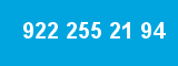922 255 21 94 922 255 21 94